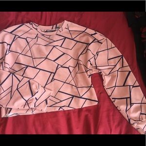 Long sleeve crop top